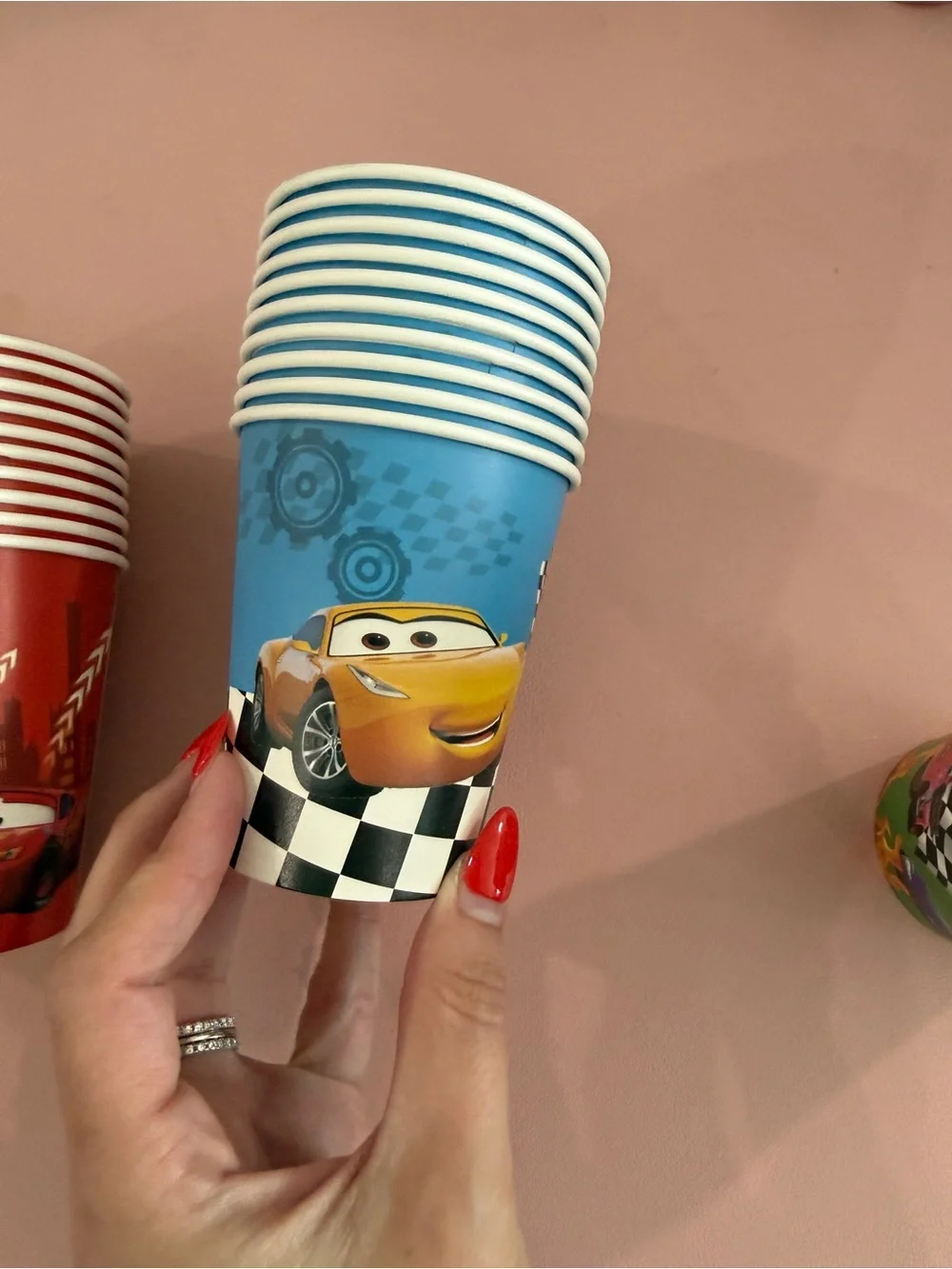 NEW Disney Pixar Cars Birthday Party Tableware Supplies Bundle 120 pieces total